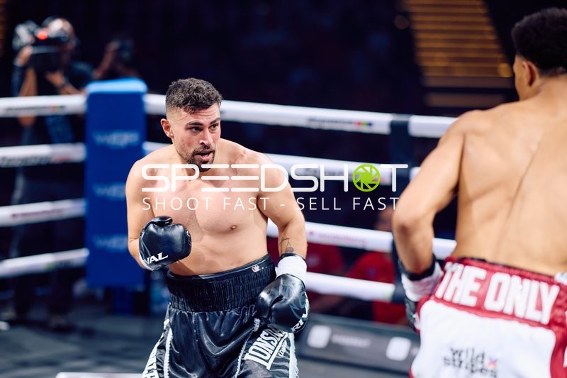 Boxer Üsasme Bozkurt im Ring