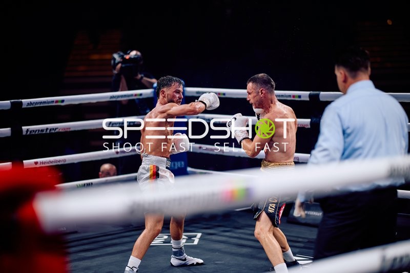 Boxer im Schlagabtausch