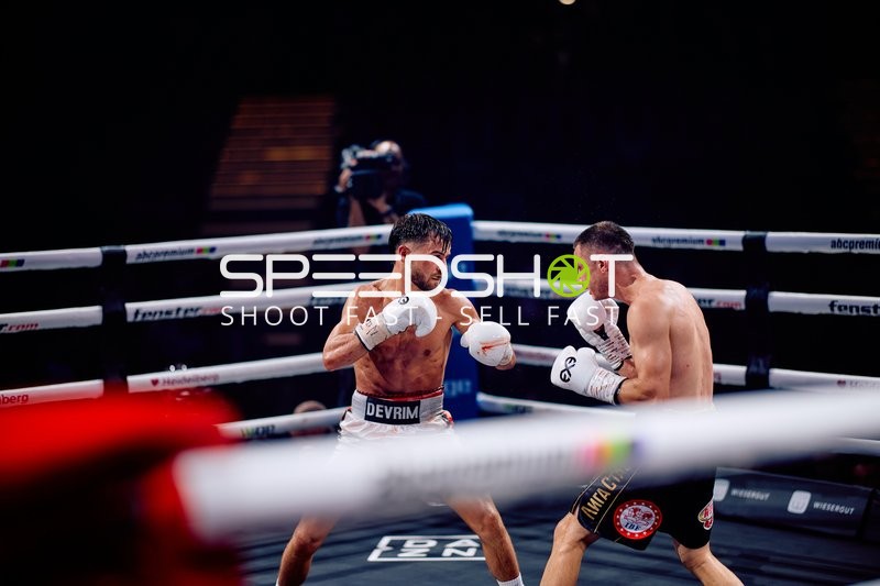 Boxer im Ringkampf