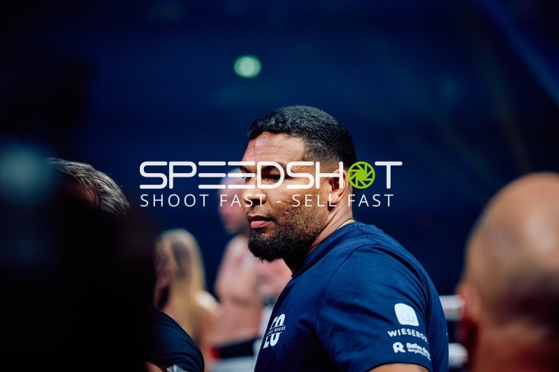 Boxer Schwergewicht in Ringside Zone