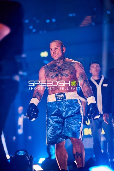 Jakub Sosinski (111; VIP) in der Ringside Zone