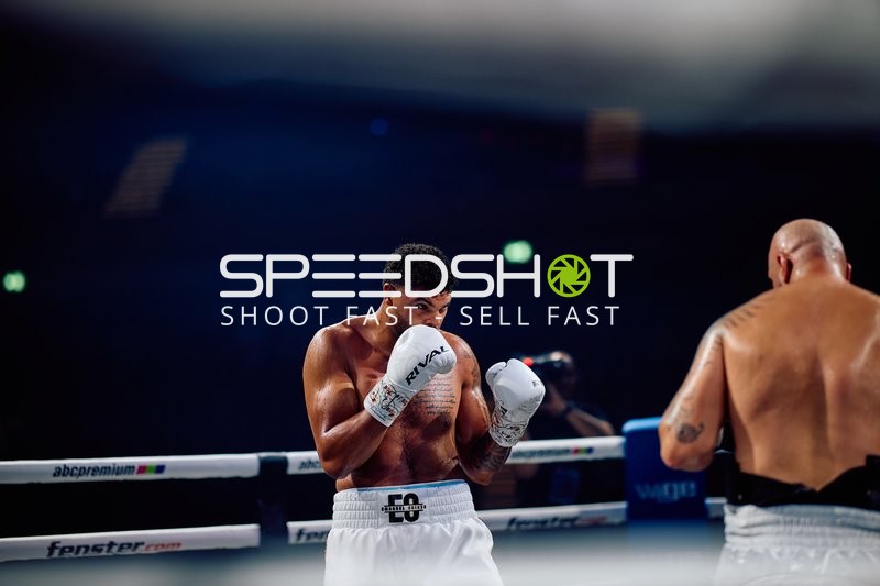 Boxer in der Ringside Zone