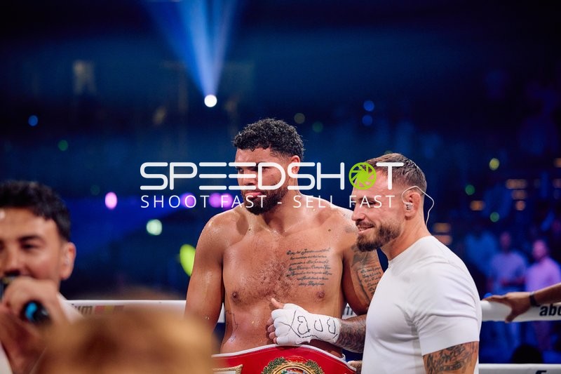 Boxer Schwergewicht und Ringsidezone