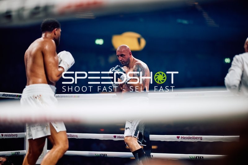 Boxer Schwergewicht im Ring