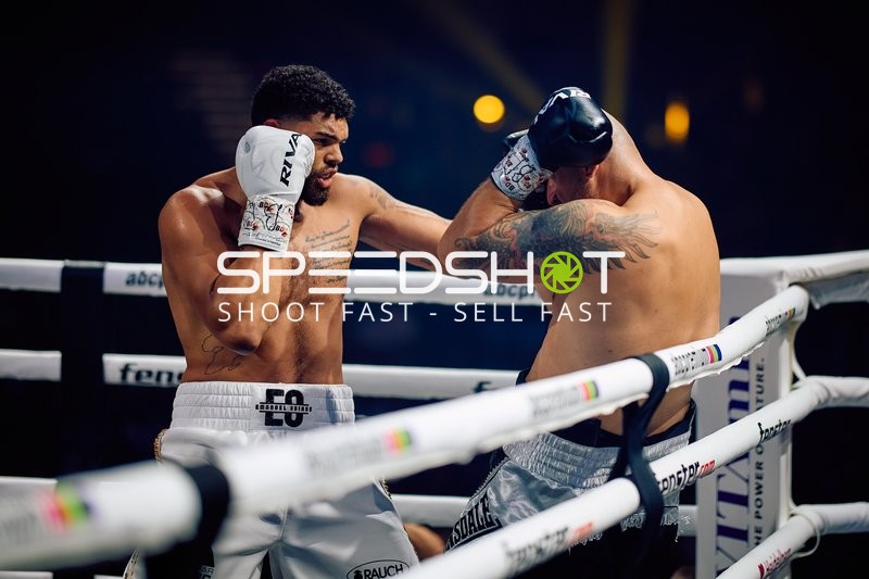 Emanuel Odiase im Boxkampf