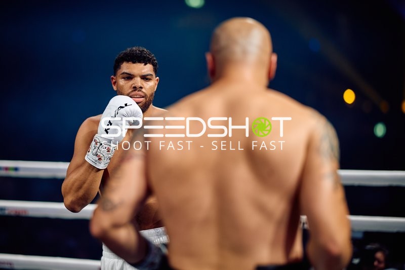 Boxer Schwergewicht in Ringside Zone