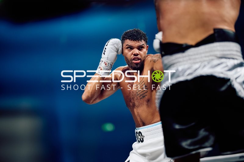 Boxer Schwergewicht in Ringside Zone