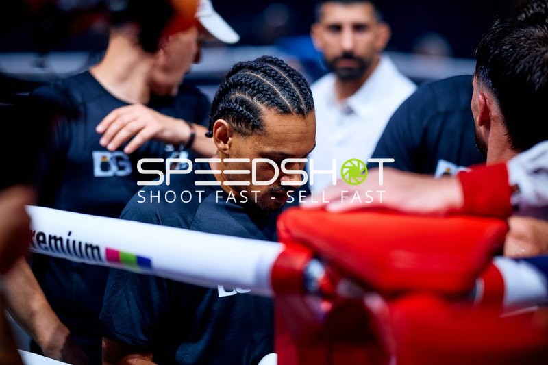 Boxer in der Ringside Zone