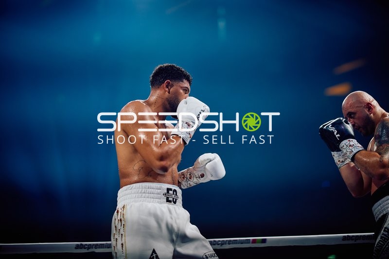 Boxer in der Ringside Zone