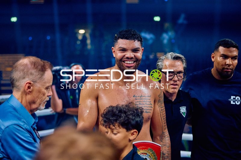 Boxer Schwergewicht in Ringside Zone