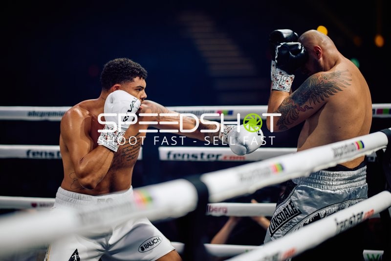 Boxer Schwergewicht in Ringside Zone