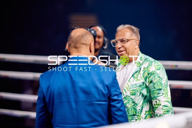 Moderator Kai Ebel (133; VIP) im Interview