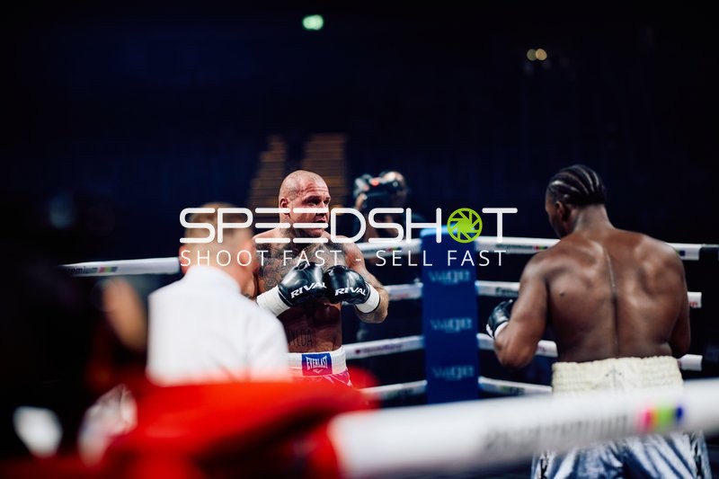 Boxer in der Ringside Zone