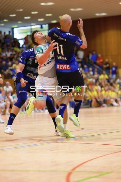 Spieler in defensiver Aktion