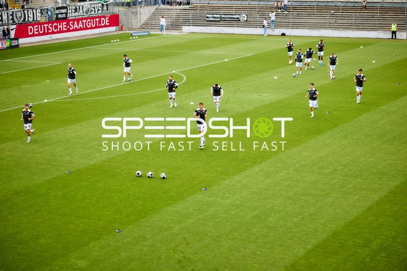 SV Sandhausen Aufwärmphase