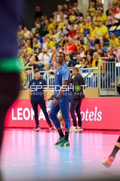 Handballspieler in Halle