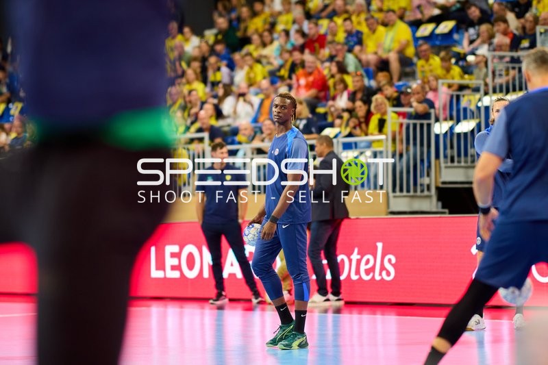 Handballspieler in Halle