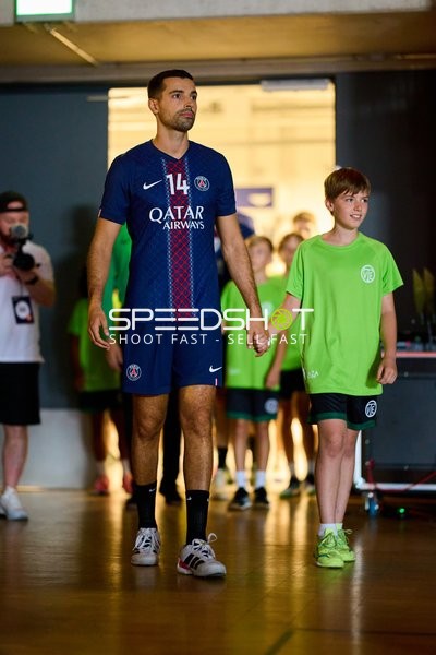 Spieler in der Halle