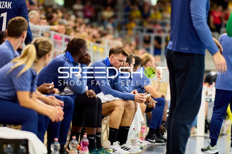 Spieler auf der Bank