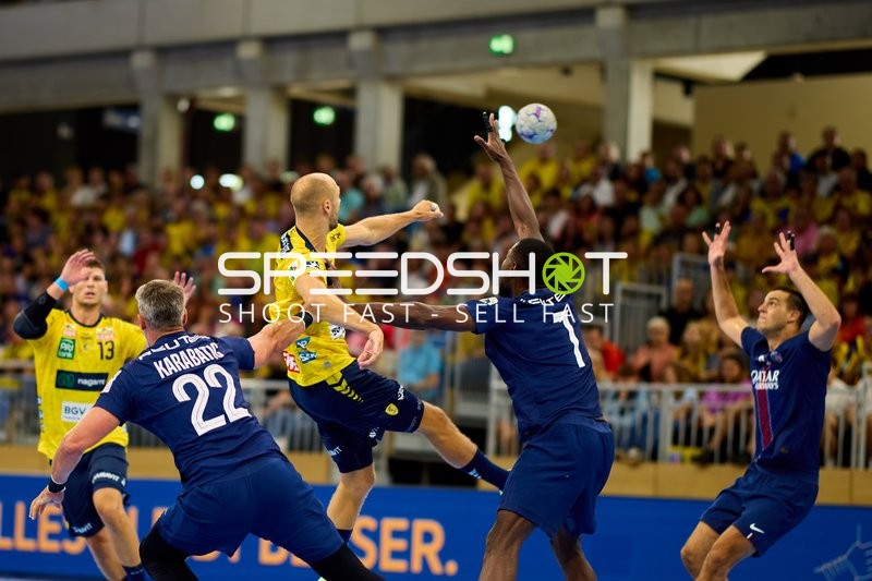 Spieler in defensiver Aktion