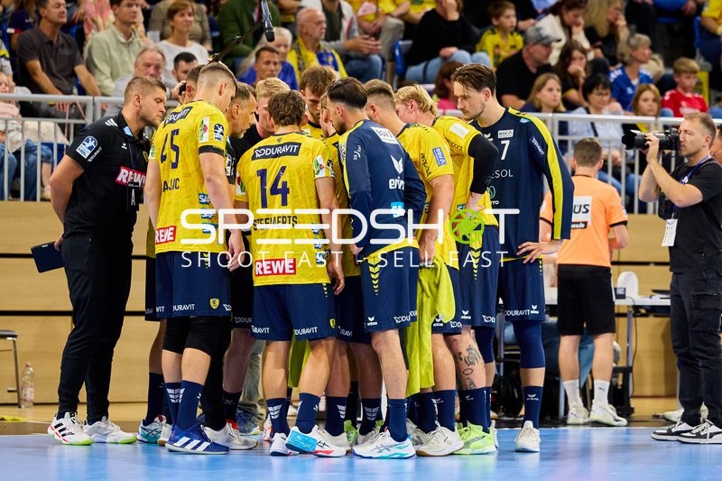 Rhein Neckar Löwen Teambesprechung