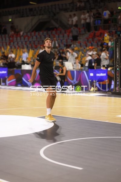 Spieler auf dem Court