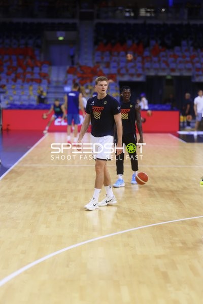 Spieler auf dem Court