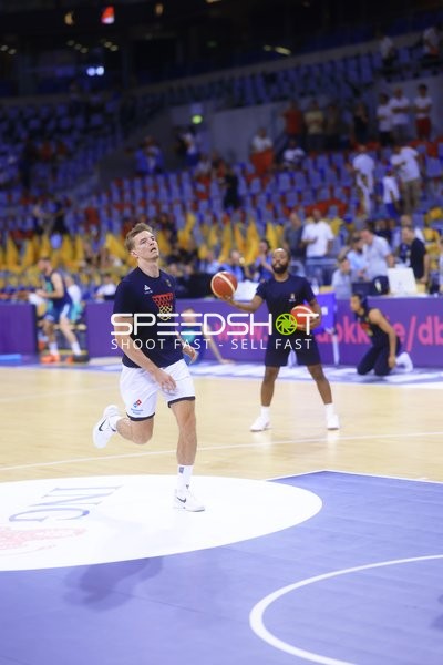 Spieler auf dem Court