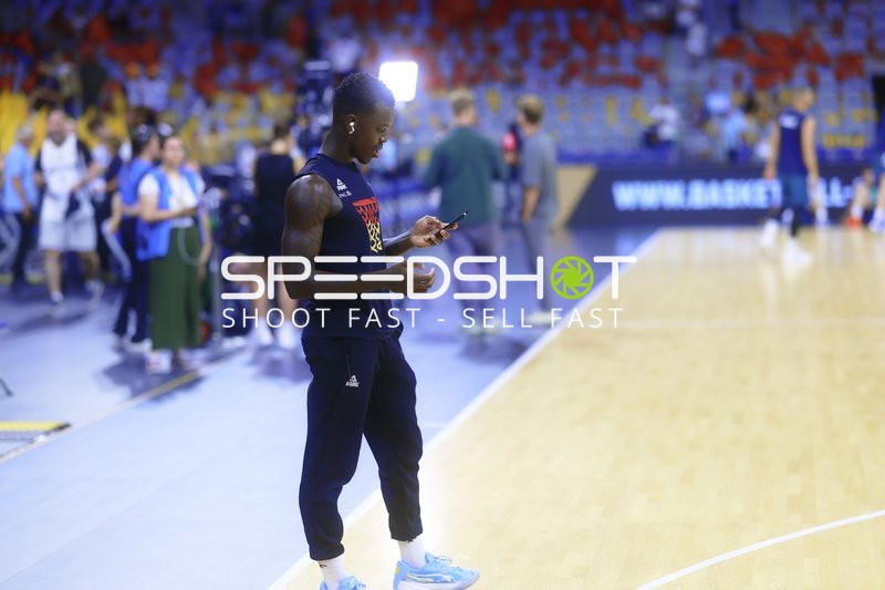 Spieler auf dem Court