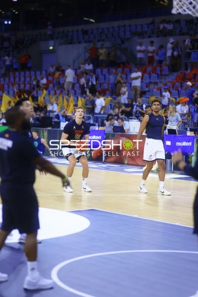 Spieler auf dem Court