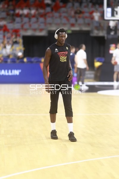 Spieler auf dem Court