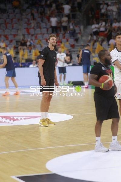 Spieler auf dem Court