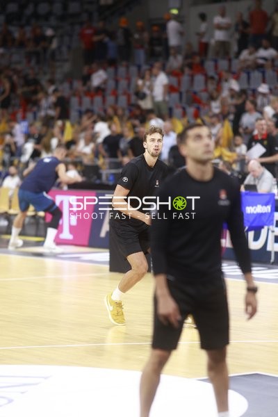 Spieler auf dem Court