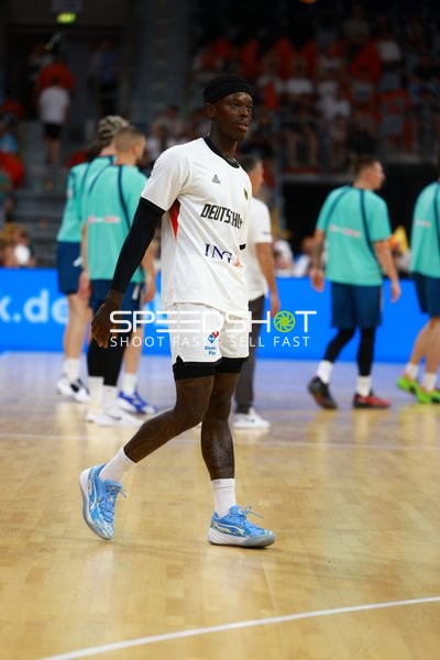 Spieler auf dem Court