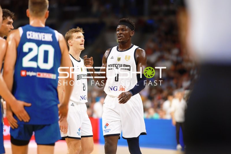 Spieler auf dem Court