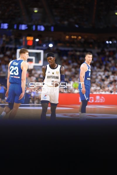 Spieler auf dem Court