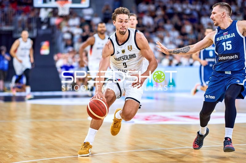 Franz Wagner (9; Deutschland) gegen Gregor Hrovat (15; Slowenien) im Duell