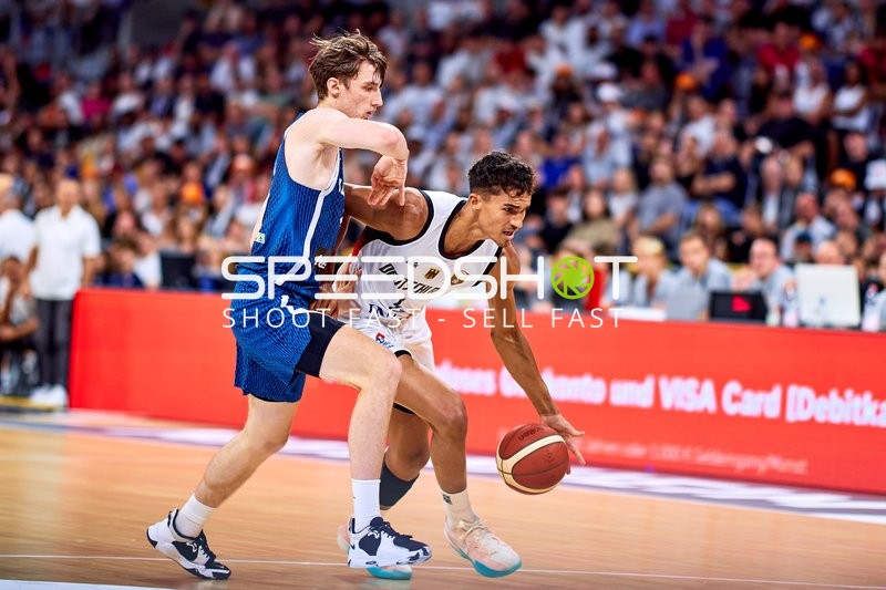 Duell Tristan da Silva (5; Deutschland) vs Mark Padjen (4; Slowenien)