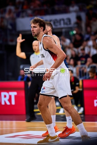 Spieler auf dem Court