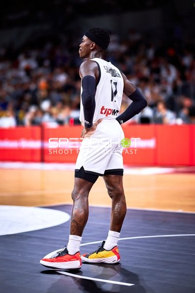 Spieler auf dem Court