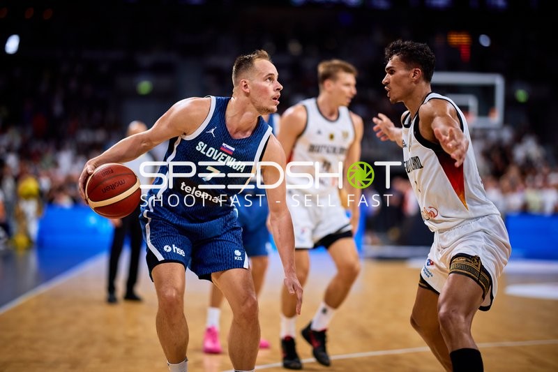 Klemen Prepelič (7; Slowenien) gegen Tristan da Silva (5; Deutschland) im Duell