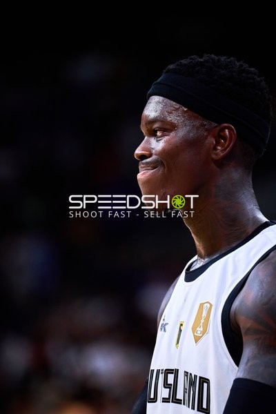 Spieler auf dem Court