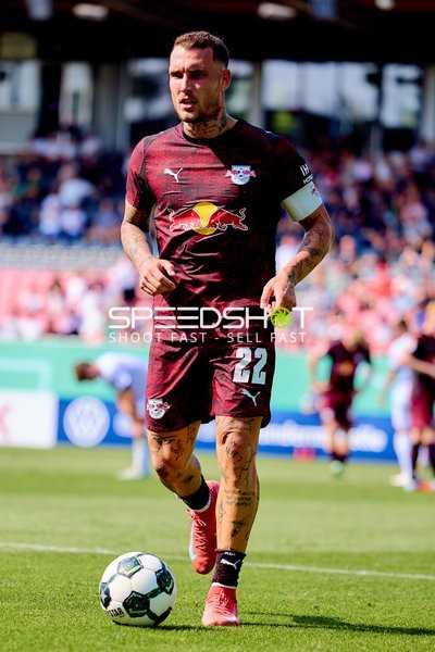 Ball-Aktion auf dem Feld