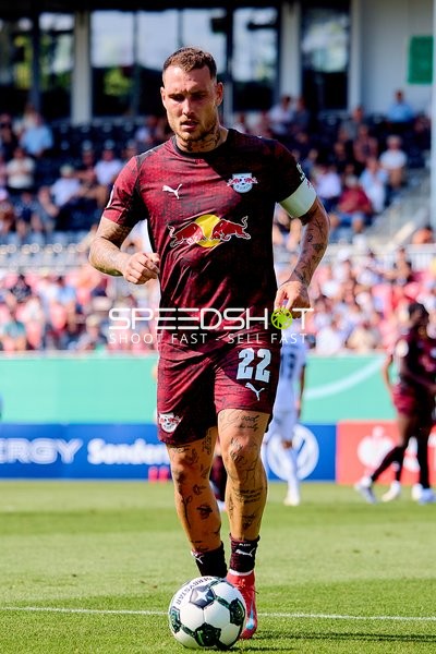 Ball-Aktion auf dem Feld