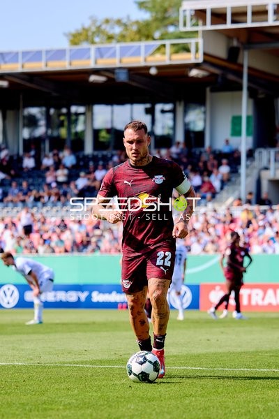 Ball-Aktion auf dem Feld