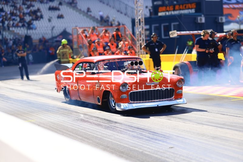 Drag Racing Rennwagen am Start