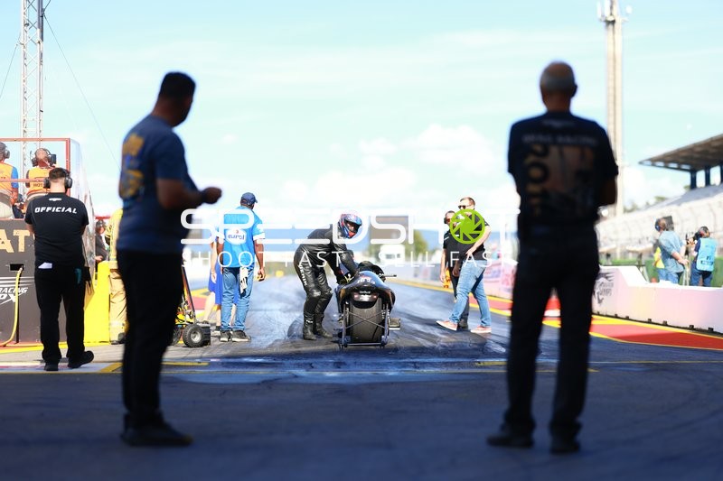 Motorrad Drag Racing am Hockenheimring