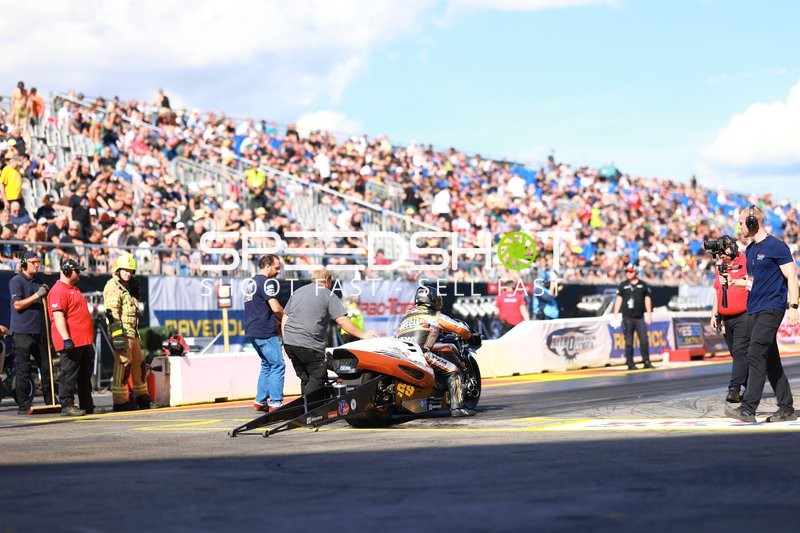 Motorrad Drag Racing am Hockenheimring