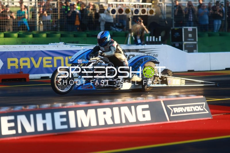 Motorrad Drag Racing am Hockenheimring