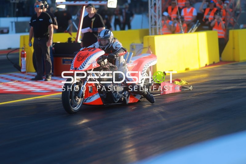 Motorrad Drag Racing am Hockenheimring